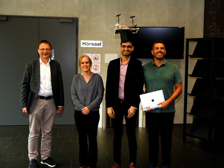 Prof. Hierold, Prof. Hug, Dr. Akbari and Prof. Sansavini